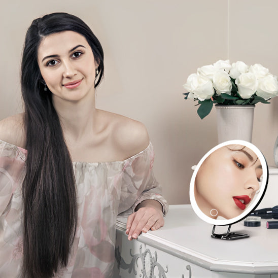 Miroir maquillage design elegant