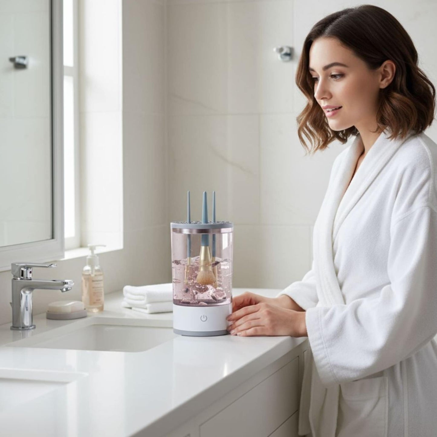 Nettoyeur pinceau maquillage | UltraNet - SkinSooBeauty