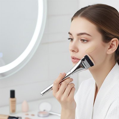 pinceau fond de teint premium nettoyage facile