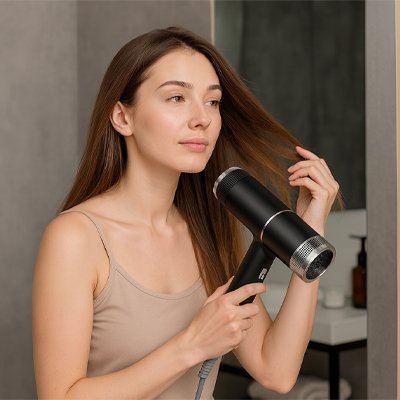 Sèche cheveux ionique GlossPro efficace