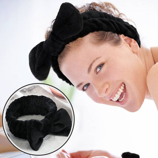 Bandeau maquillage noir