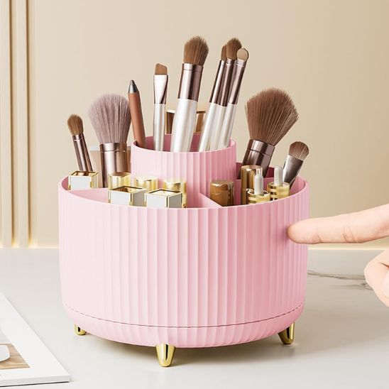 Organisateur maquillage rotatif