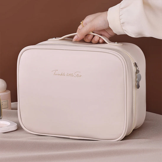 Trousse de toilette femme blanc