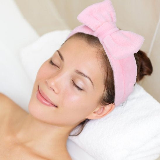 bandeau maquillage douceur coiffant rose