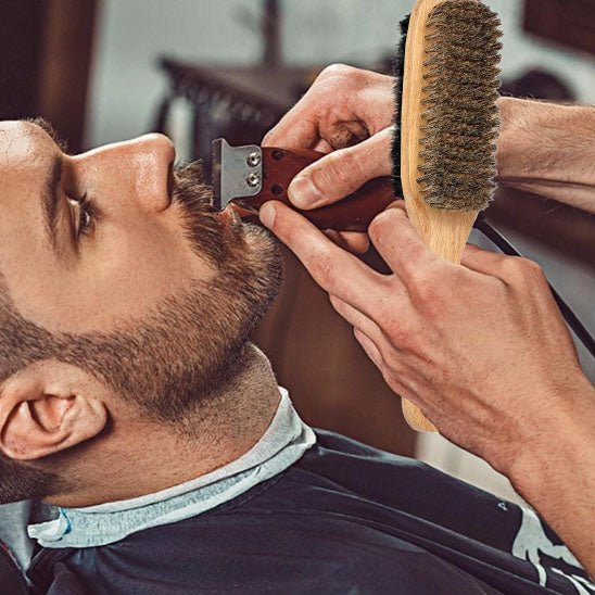 brosse à barbe sanglier premium barbe douce