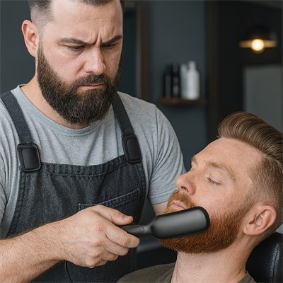 Brosse lissante chauffante cheveux lissante