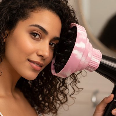 diffuseur seche cheveux anti frisottis ressort naturel