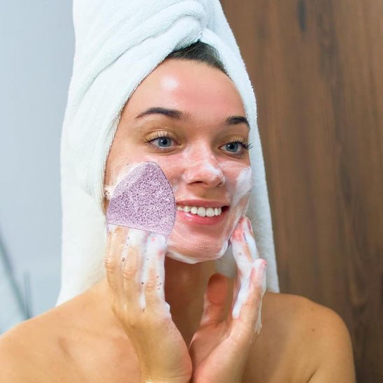 eponge en konjac pour nettoyage visage