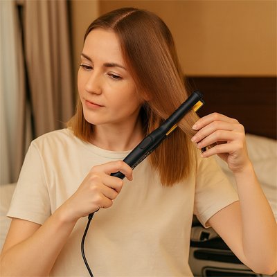 fer a lisser anti frisottis professionnel chauffant