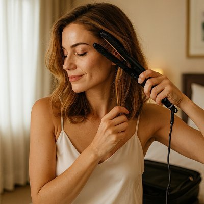 fer a lisser anti frisottis professionnel securise