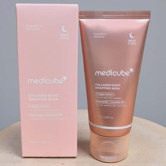 Masque de nuit au collagène MEDICUBE | Régénérant - SkinSooBeauty