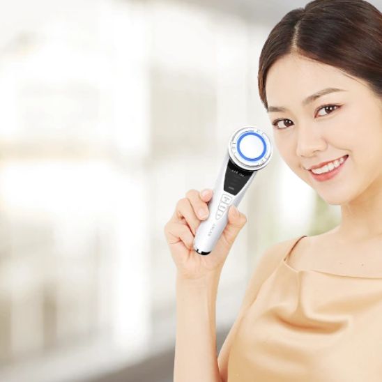 Masseur visage Anti - âge EMS LED - SkinSooBeauty