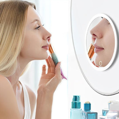 Miroir maquillage LED 10x | Lumière réglable - SkinSooBeauty