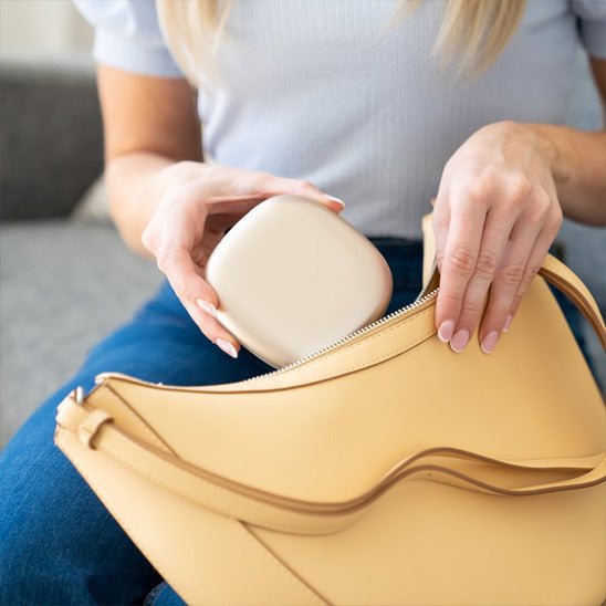 Miroir maquillage LED pliable avec zoom 10X | Lumineux - SkinSooBeauty