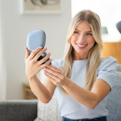 Miroir maquillage LED pliable avec zoom 10X | Lumineux - SkinSooBeauty