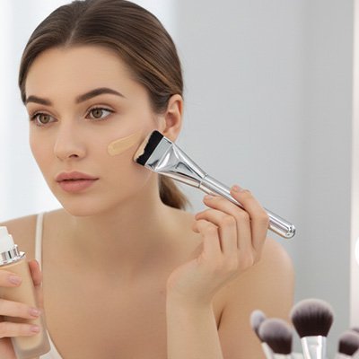 pinceau fond de teint premium qualite