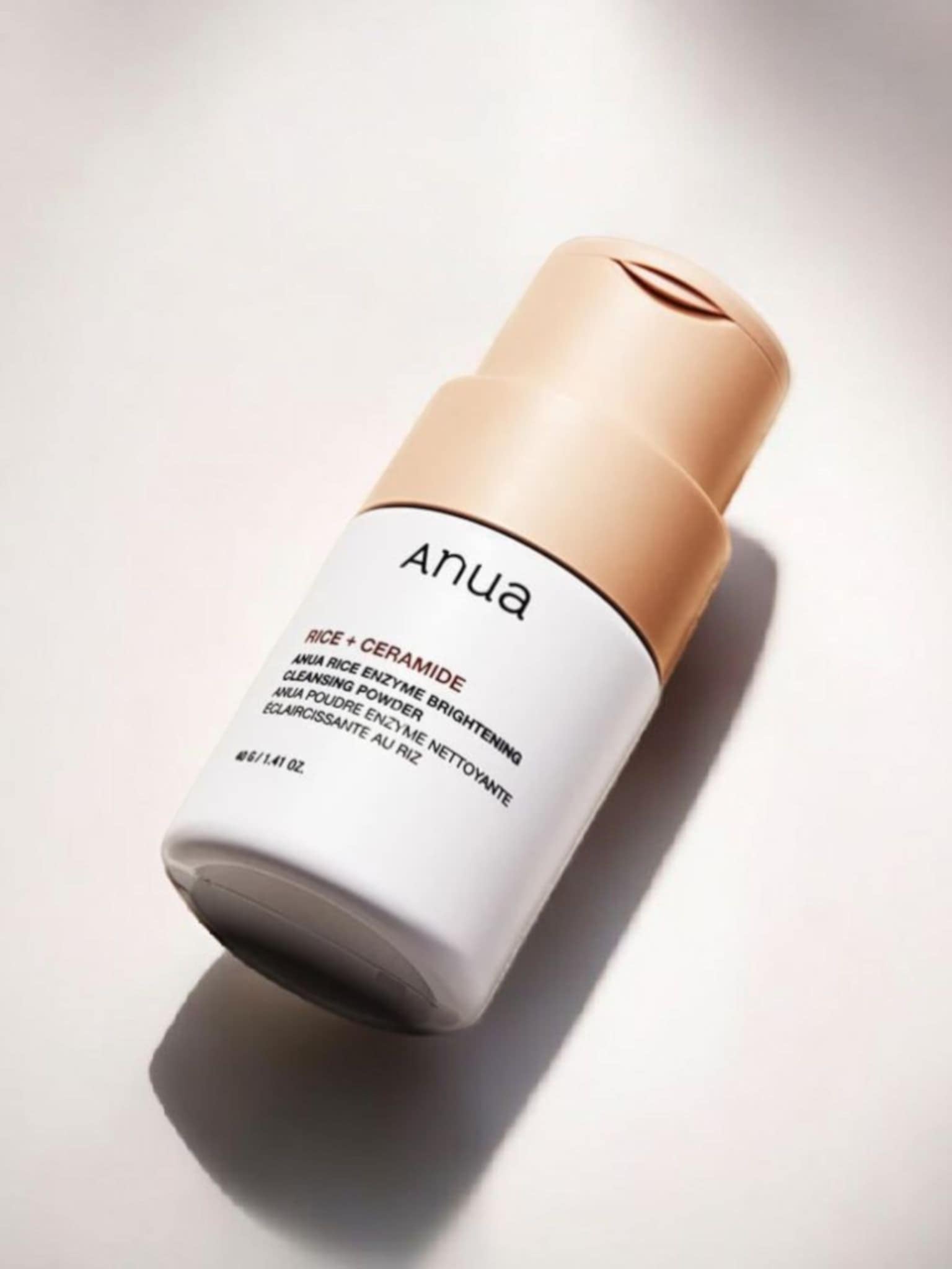 poudre nettoyante enzymes de riz nettoyage doux