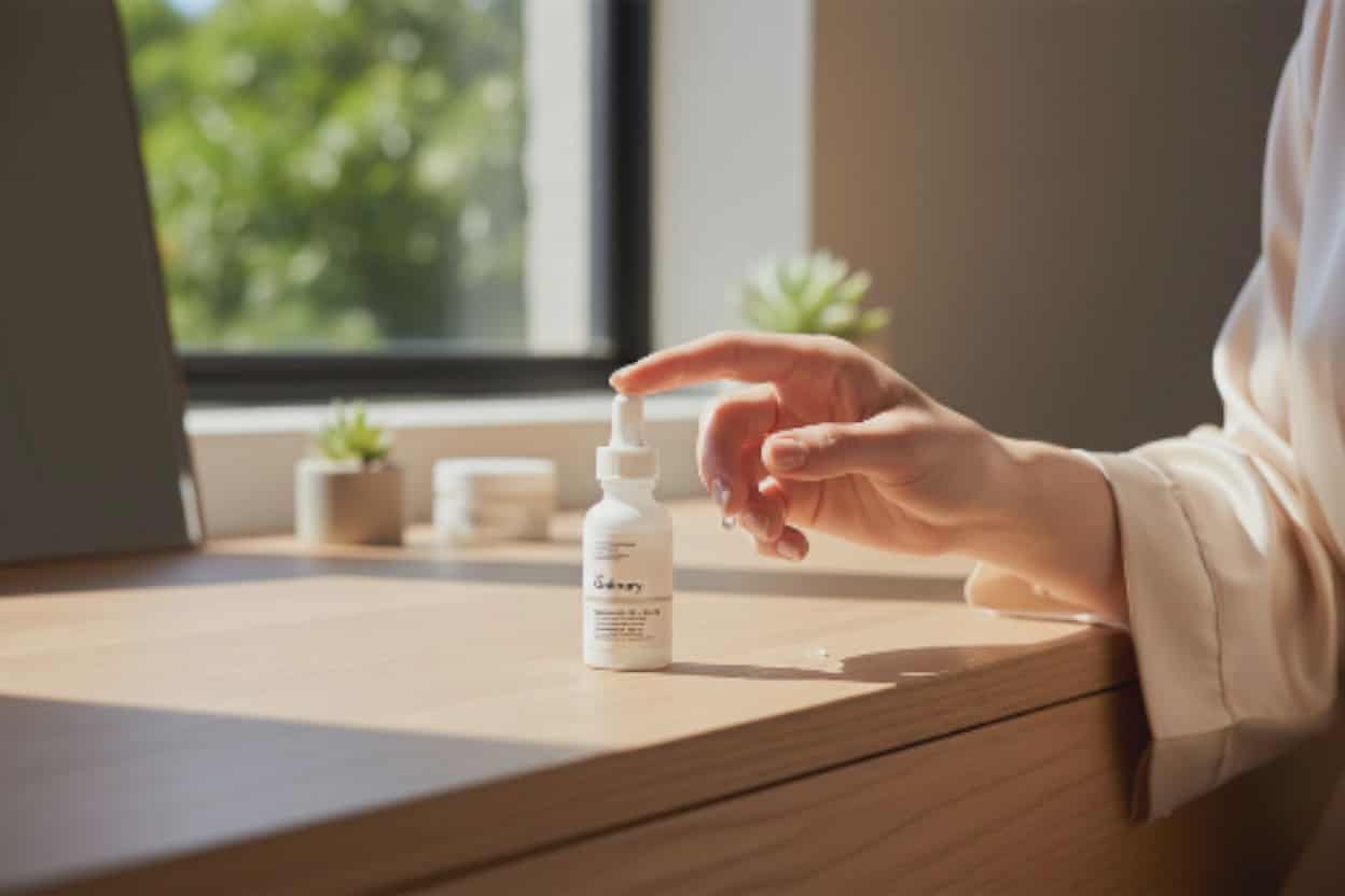 serum visage the ordinary niacinamide + zinc pure clarityty soin visage quotidien