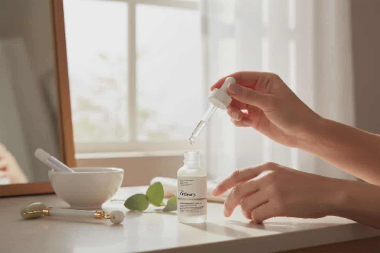 serum visage the ordinary niacinamide + zinc pure clarity usage quotidien