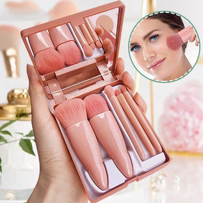 set pinceaux maquillage de voyage application facile