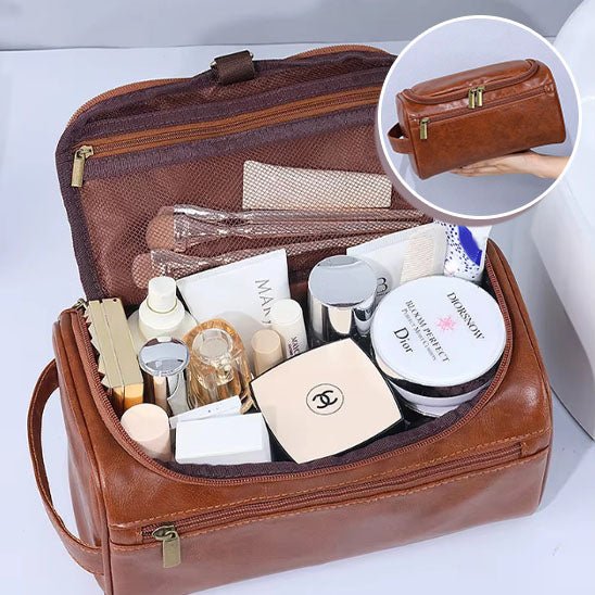 trousse de toilette homme premium finition soignee
